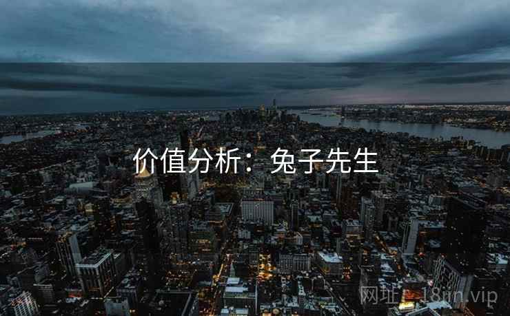 价值分析:兔子先生