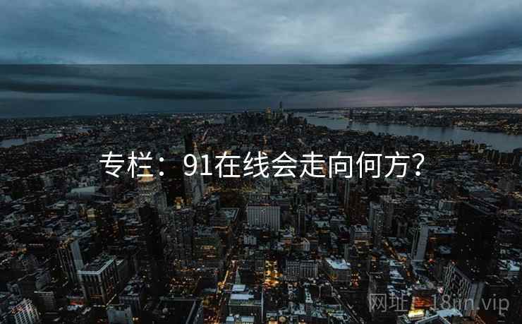 专栏:91在线会走向何方?