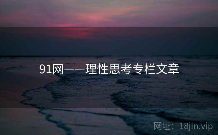 91网——理性思考专栏文章