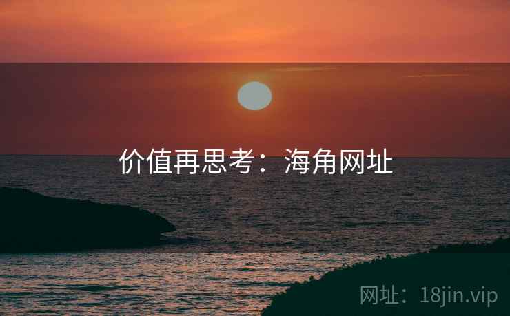 价值再思考:海角网址