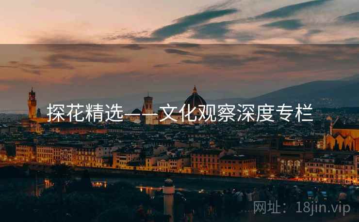 探花精选——文化观察深度专栏