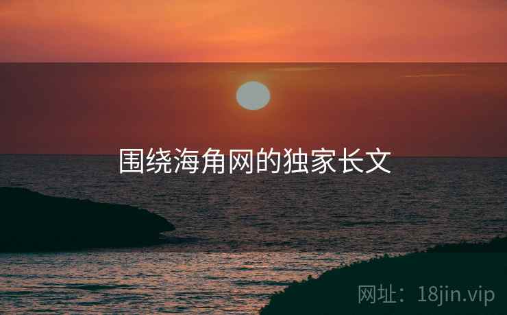 围绕海角网的独家长文