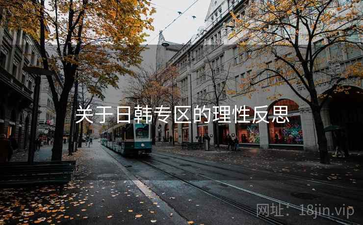 关于日韩专区的理性反思